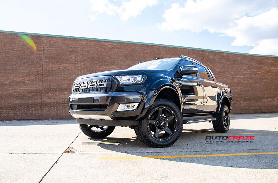 FORD RANGER GD04 MATTE BLACK